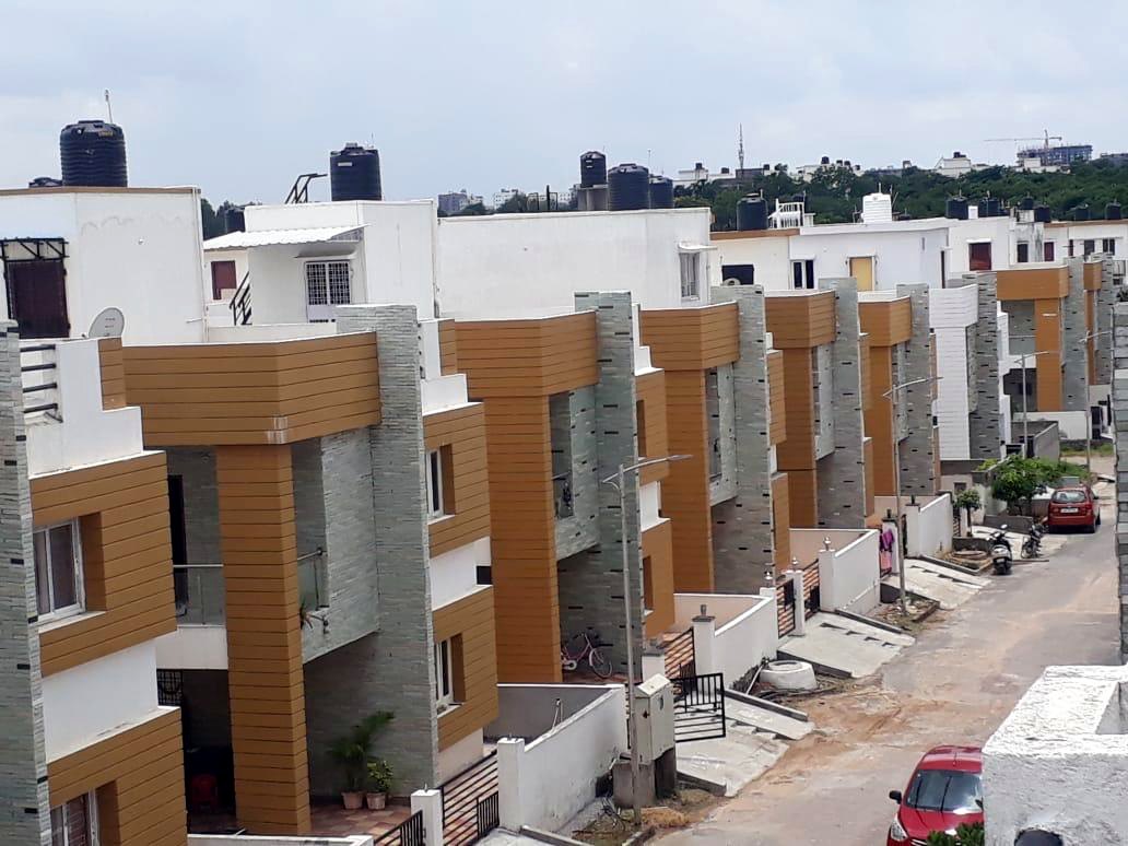 A street of villas at SRK Green Park